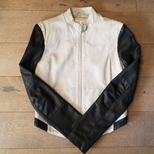 NWOT Bernardo Faux Leather Jacket